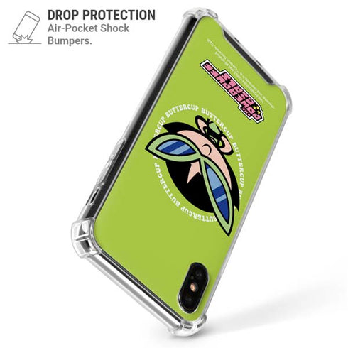 Cartoon Network Powerpuff Girls Buttercup iPhone XS Max Clear Case
